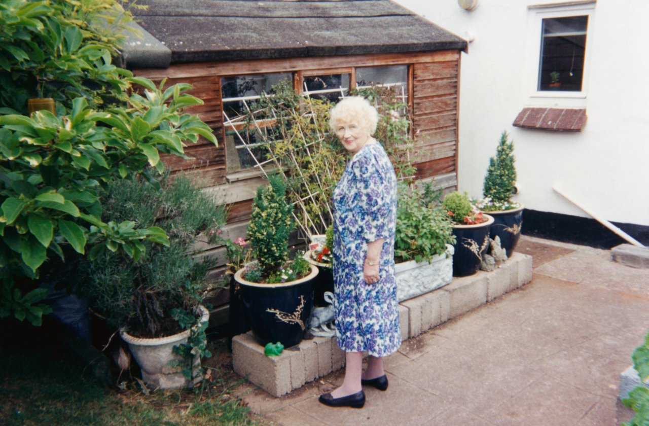 Adrian visiting his parents  1995